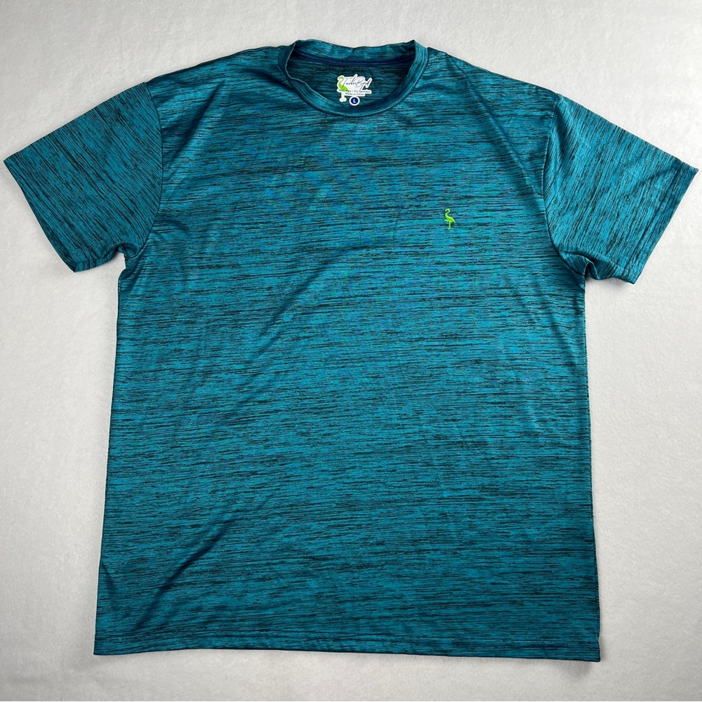 Tailorbyrd Men's Performance Moisture Wicking Short Sleeve T-Shirt Green Large